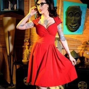 Pinup Girl Clothing Luscious Dress